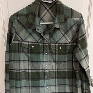 Stio Women's Slipstone Midweight Flannel Shirt, L, large